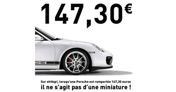 Une Porsche remportée aux enchères pour 147,30 euros !