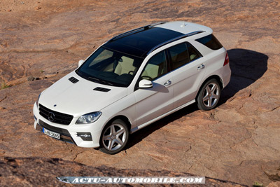 Mercedes ML 2012 : les photos et les infos officielles