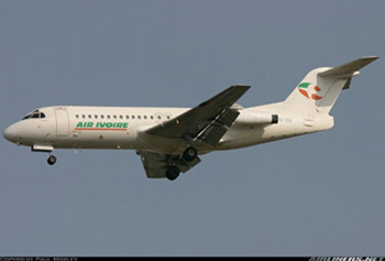 Transport aérien / Le 1er vol d`Air Côte d`Ivoire en janvier