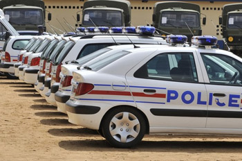 Sécurité intérieure : La police reçoit 34 véhicules et du matériel de maintien de l’ordre
