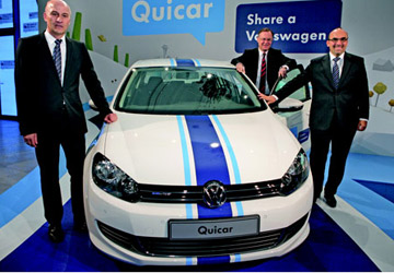 Volkswagen lance son offre d'auto partage en Allemagne