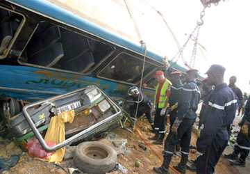 Bouaké / Mardi noir : 39 morts et 78 blessés, hier dans une collision entre cars de transport