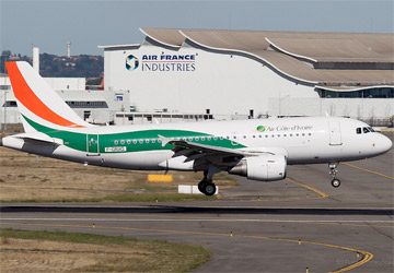 Un Airbus A319 pour Air Côte d’Ivoire
