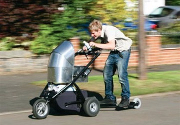 Insolite : une poussette de course dépasse les 80km/h