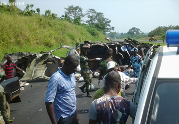 Vidéo - Côte d’Ivoire : 13 morts dans un accident de la circulation sur l’Autoroute du Nord