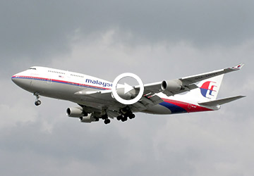 Un avion de ligne de la Malaysia Airlines s'est écrasé en Ukraine , peut-être abattu