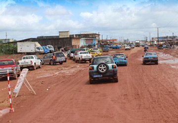 San Pedro: seulement 10% des travaux routiers exécutés, après 5 mois