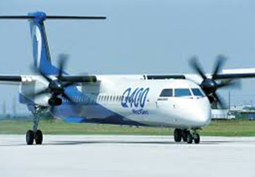 Transport aérien: Arrivée du bombardier Q400 Nextgen de la compagnie Air Côte d`ivoire à l’aéroport de PortBouet