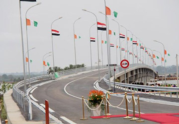 Jacqueville a son ’’pont Philippe Grégoire Yacé’’.