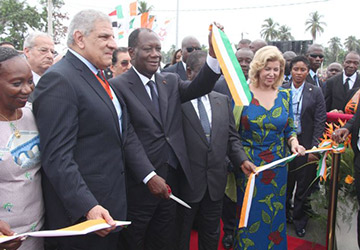 Infrastructures routières: Alassane Ouattara catégorique : « Le pont de Jacqueville n’est pas à péage »