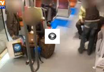 Gare du Nord: les images choc de l'agression d'un policier dans un train (Vidéo)