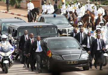Cameroun: Panique dans le cortège de Paul Biya