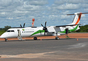 Air Côte d’Ivoire réceptionne un 3e Bombardier Q400