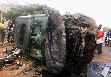Cinq militaires de la sécurité présidentielle blessés dans un accident de la circulation