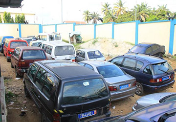 Plusieurs véhicules en situation irrégulière saisies par les Douanes ivoiriennes