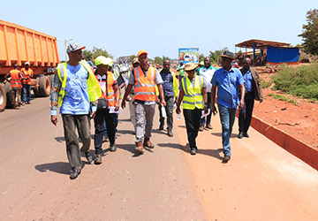Abengourou: réception provisoire de plusieurs kilomètres de voies neuves