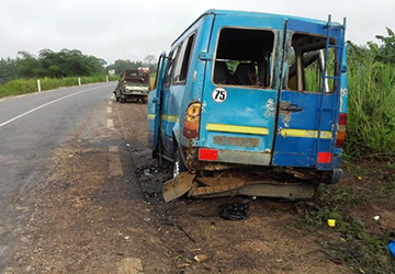 Un accident de la circulation fait un mort et 15 blessés à Aboisso