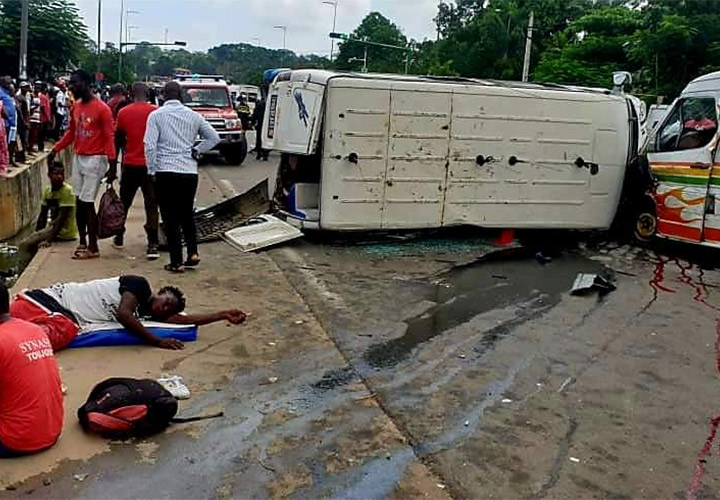 Côte d'Ivoire : un accident de la circulation fait 30 victimes dont 03 morts à Bingerville